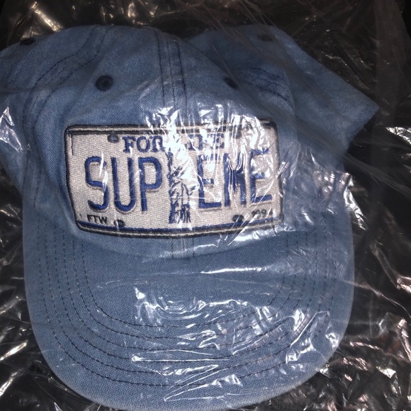Supreme Other - Supreme License Plate 6 Panel Hat
